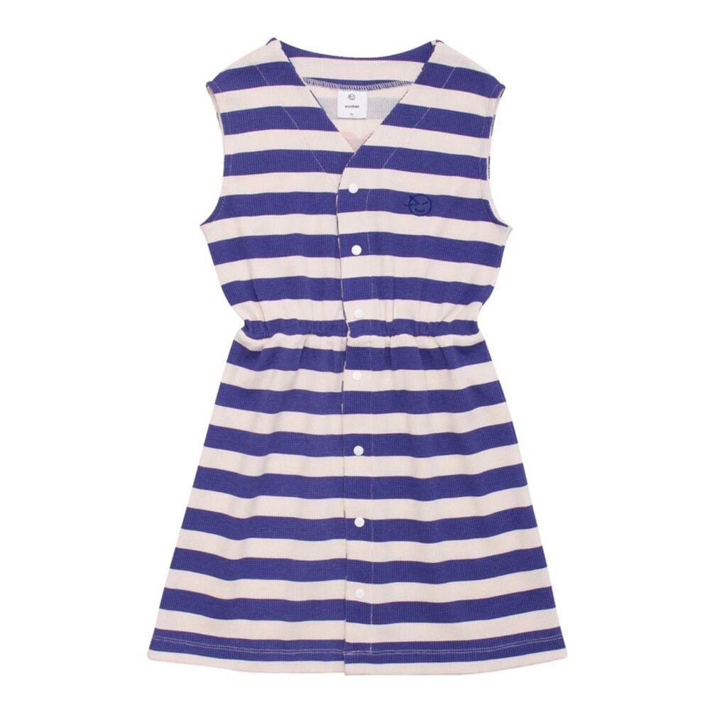 Wynken Waffle Knit Striped Dress